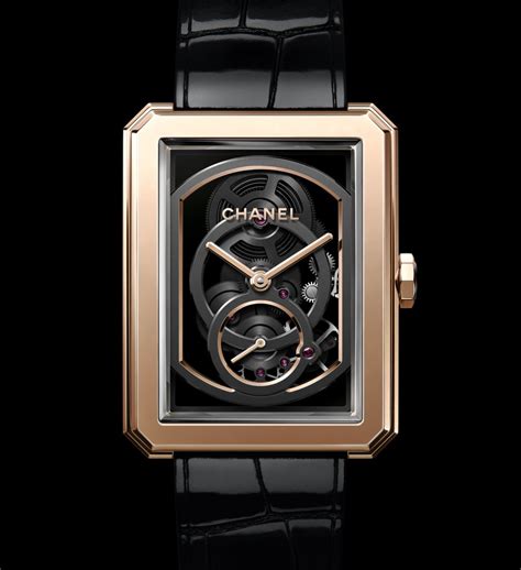 who makes chanel watch movement|chanel skeleton watch.